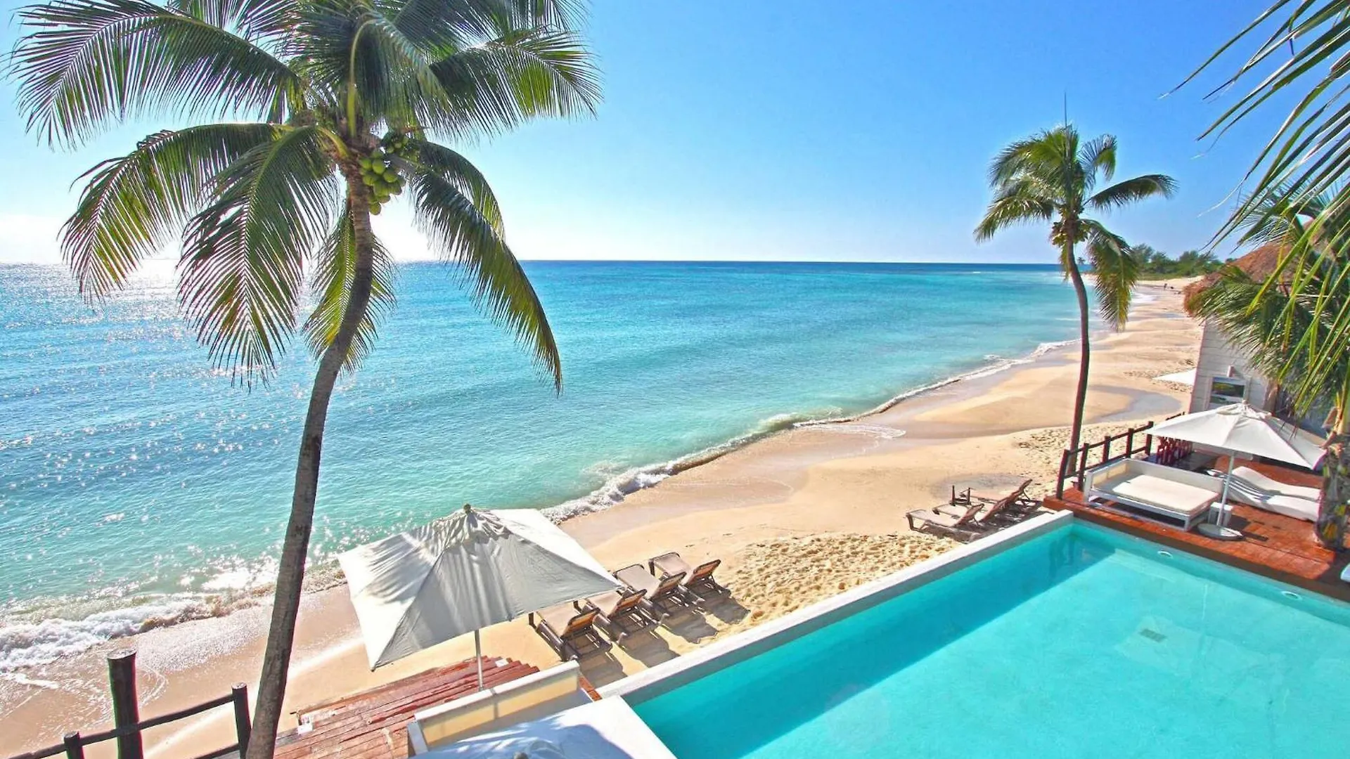 Luxury 2 Bedroom Condo With Tub & Infinity Pool - Beach Side At Mareazul - Sirenita G Playa del Carmen Ferienhaus