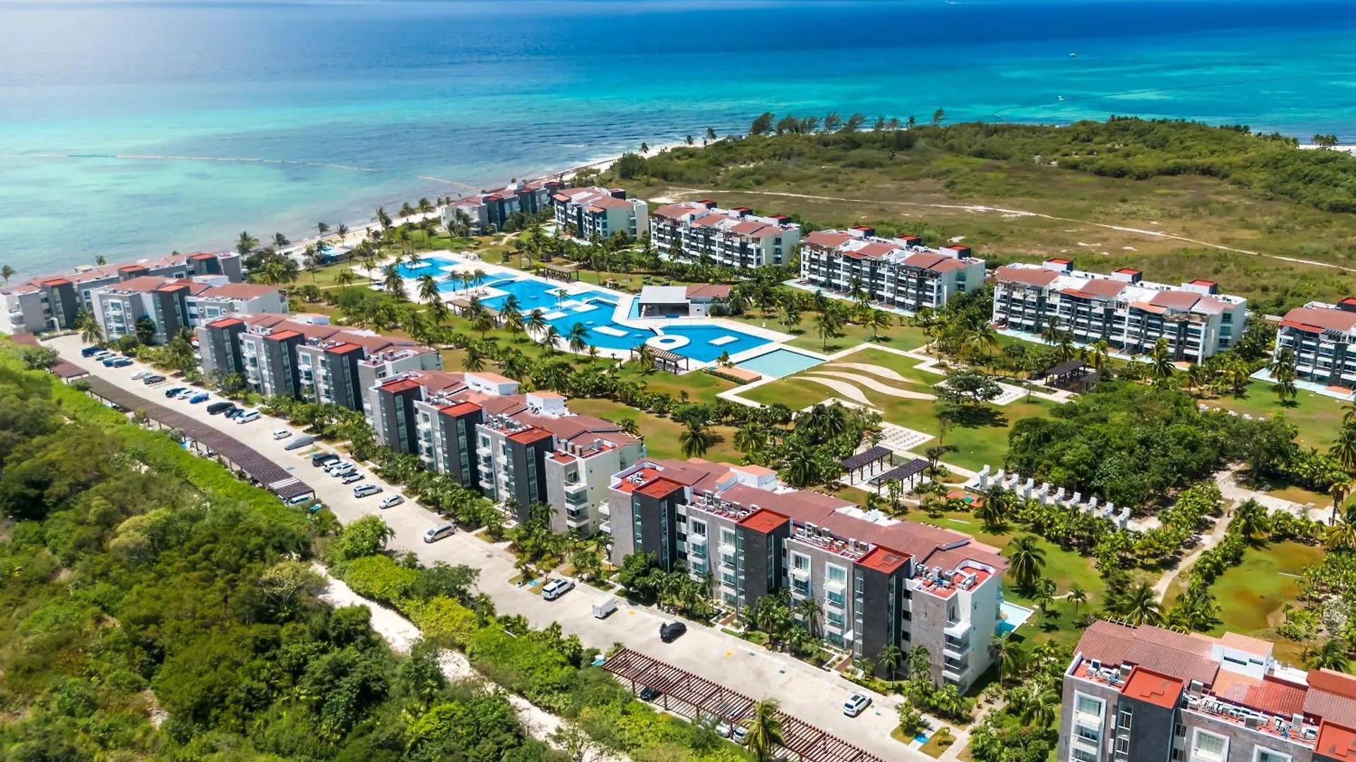 Ferienhaus Luxury 2 Bedroom Condo With Tub & Infinity Pool - Beach Side At Mareazul - Sirenita G Playa del Carmen